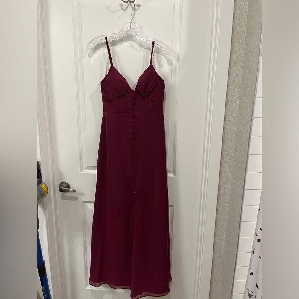 Azazie Alayna Raspberry Dress